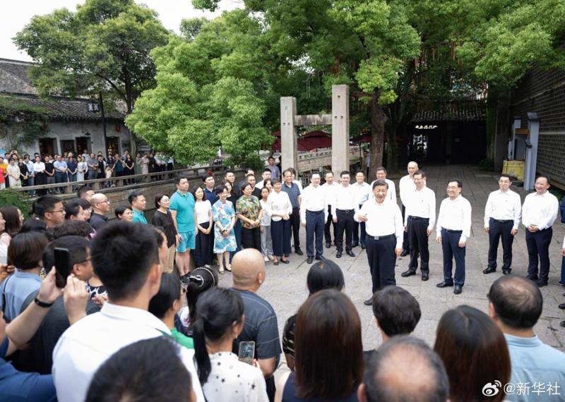 习近平在江苏苏州市考察调研(图8)