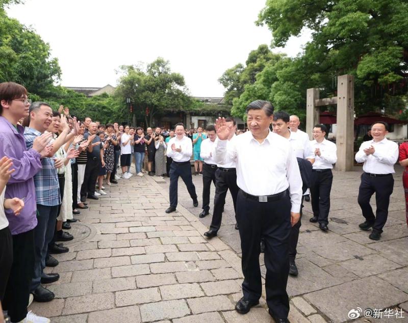 习近平在江苏苏州市考察调研(图9)