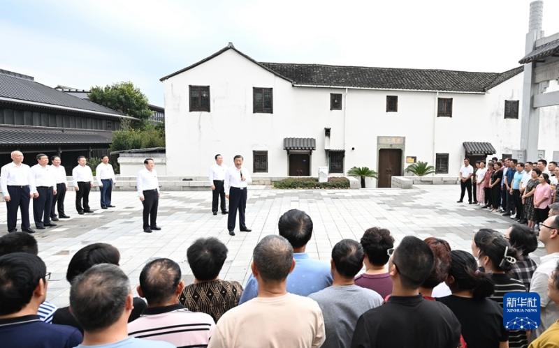 习近平在浙江考察时强调 始终干在实处走在前列勇立潮头 奋力谱写中国式现代化浙江新篇章 返京途中在山东枣庄考察(图7)