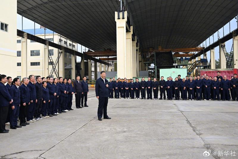 习近平在广西来宾市考察调研(图9)