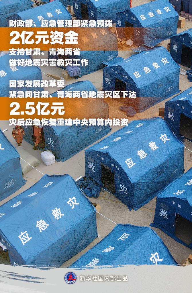 积石山6.2级地震｜尽最大努力保障人民群众生命财产安全——各方贯彻落实习近平总书记重要指示全力开展积石山地震大救援(图6)