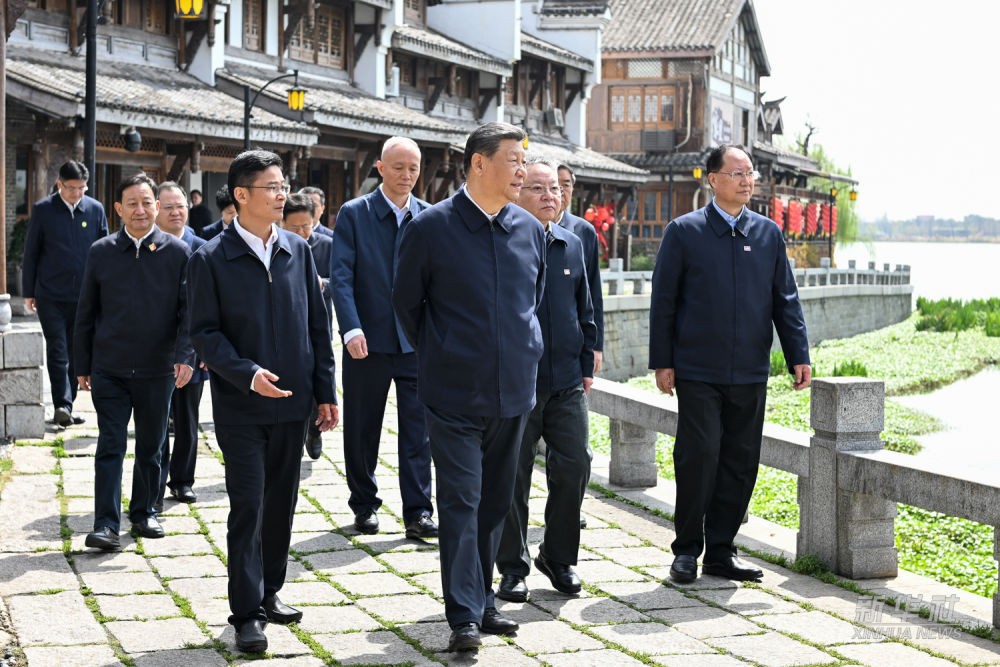 习近平在湖南常德市考察调研(图4)