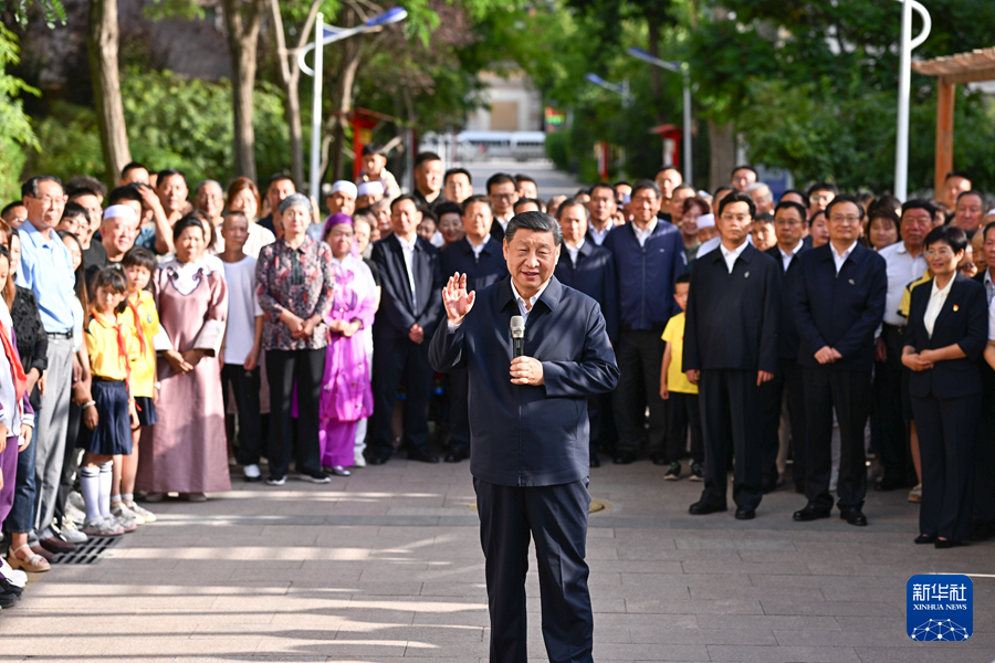 习近平在宁夏考察时强调 建设黄河流域生态保护和高质量发展先行区 在中国式现代化建设中谱写好宁夏篇章(图9)