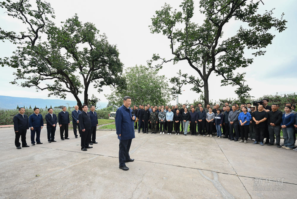 习近平在陕西宝鸡市和甘肃天水市考察调研(图9)